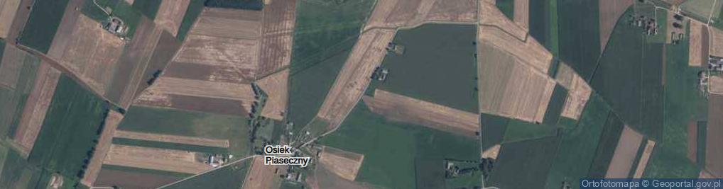 Zdjęcie satelitarne Osiek Piaseczny ul.